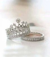  خاتم (التاج) ملوكي - حبات الرز - قياس موحد