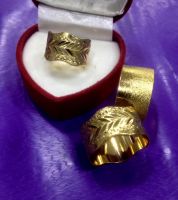 خاتم ذهب روسي - ذهب وردي - قابل للتعديل