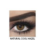 زوج عدسات لاصقة تجميلية من بيلا - natural cool hazel - بني