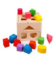 لعبة خشبية لتنمية مهارات التطابق والاشكال والالوان