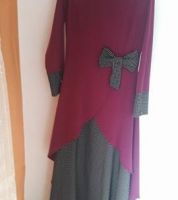 فستان تركي - 44 - بنفسجي واسود