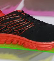 حذاء رياضي شمواه نعل خفيف - 40 Eu - اسود واحمر