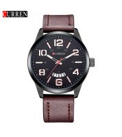 ساعة  رجالية كورين الاصلية المميزة  بني غامق 8236 