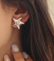 مجوهرات - حلق نجمة فضة 925 