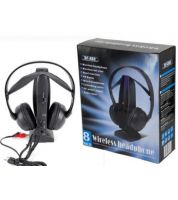 سماعة راس ويرلس 8IN1 WIRELESS headphone SF-880  - اسود