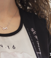 سلسال فضة شكل انفينتي Infinty , 925 