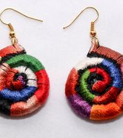 حلق مناجل بدون احجار 