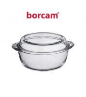 طنجرة بركام مع غطا - شفاف