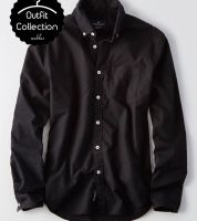 قميص رجالي امريكان ايغل  - M - اسود