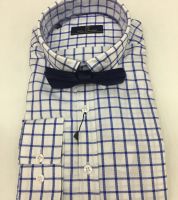 قميص- S - ابيض وكحلي  Polopark