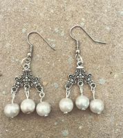 حلق انتيك خرز   - هاند ميد 