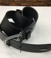 حزام رجالي جلد -اسود - 120 سم