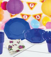 صحون وكاسات جولف تيتانيوم - ازرق