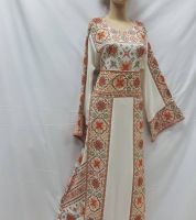 ثوب ابيض تطريز غرزه  - ابيض - نمرة 2