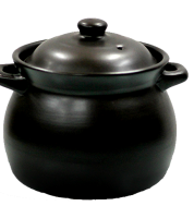 طنجرة فخار 5.3 لتر  - اسود