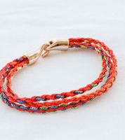 اسوارة جلد مجدول - بلاستيك