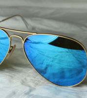 نظارة Ray-Ban Sunglasses RB 3025  - ازرق مموج 