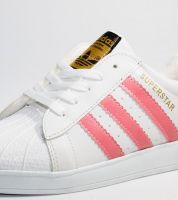 حذاء بناتي - ابيض وزهري