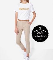 بنطلون stradivarius -  39 - بيج 