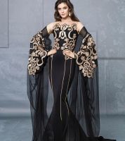 فستان سهرة  - 42 Eu - اسود وذهبي