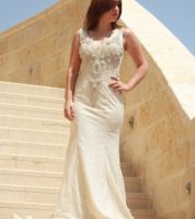 فستان مكسي سواريه لونين سكني وايفوري - 48 Eu - ايفوري