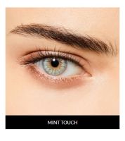 زوج عدسات لاصقة تجميلية من ديسيو الايطالية - mint touch