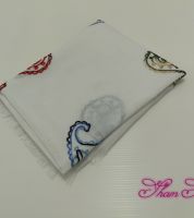 شال تركي - ابيض