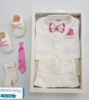 طقم بيبي  - 0 - 3 اشهر - سكري