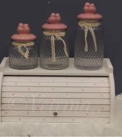 طقم سكريات باغطية زهرية 