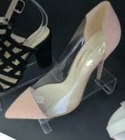 شوز كعب شفاف - 40 Eu - مشمشي