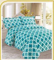 لحاف شتوي فلانيل مبطن من الداخل فرو متوفر مجوز 4  قطع 