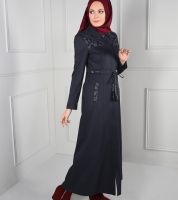 جلباب Alvina  1144 - 38 - اسود