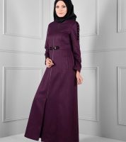 جلباب شتوي Alvina   - 38 - مور 