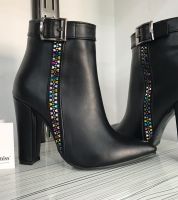 جزمة شتاء موديل 2018 جلد - 36 Eu - اسود