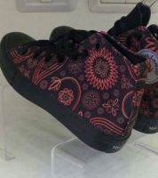 شوز  قماش موديل 2018 - 37 Eu - احمر قرميدي