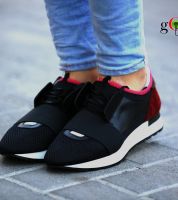 حذاء رياضي بناتي  - 36 Eu - اسود و زهري