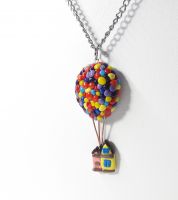 معلقة وعقد شكل منطاد 