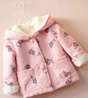 جاكيت بناتي  - 6-9 اشهر - زهري بار