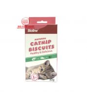 بسكوت سمك لقطط BIOLINE Catnip Biscuits Cod Fish 80g