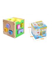 لعبة تطابق الاشكال الخشبية مع اماكنها