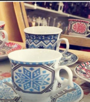 طقم فناجين 12 فنجان 