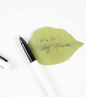 ستوك ملاحظات ورق شجر رااائع 