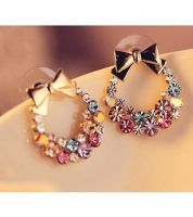 حلق كتير انيق  - خليط معدني