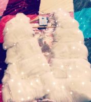 جاكيت شتوي - L/xl - ابيض