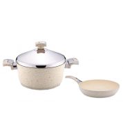 طنجرة جرانيت +مقلى جرانيت