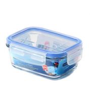 تبرويل مستطيل غطاء ازرق 38cl Luminarc