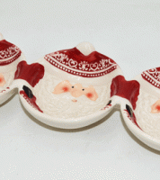 صحن 3 اقسام بابا نويل كرسمس35191