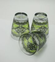 طقم 3 كاسات زجاج ،،cerve