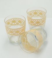 طقم 3 كاسات زجاج ،،cerve