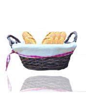 سلة قش قماش بيضاوي  997922